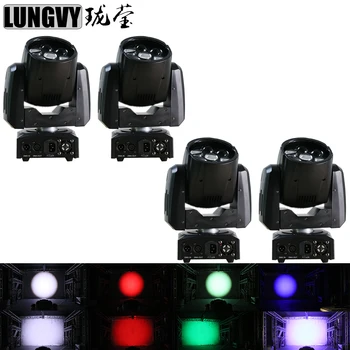 

Free Shipping 4pcs/lot Mini 7*12W RGBW 4IN1 Zoom Wash/Beam DMX512 Moving Head Light Professional DJ Stage Lighting