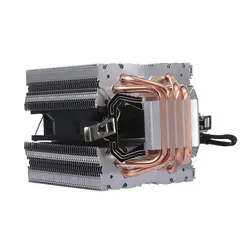 Процессор радиатор с системой охлаждения 4 Heatpipe 2 вентиляторы тихий радиатор крепления радиатора 775/115x/AMD светодиодный синий свет