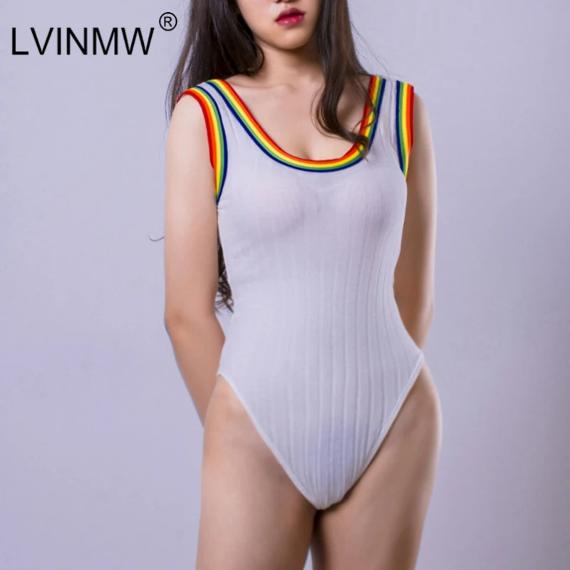 LVINMW сексуальные Полосатые Лоскутные хлопковые облегающие костюмы Мода 2019 летние
