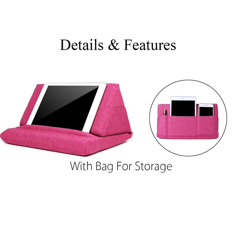 

Multifunction Laptop Tablet Pillow PC Tablet Stand Holding Holder Stylish Cooling Pad Foam Pillow Lap Rest Cushion for Ipad