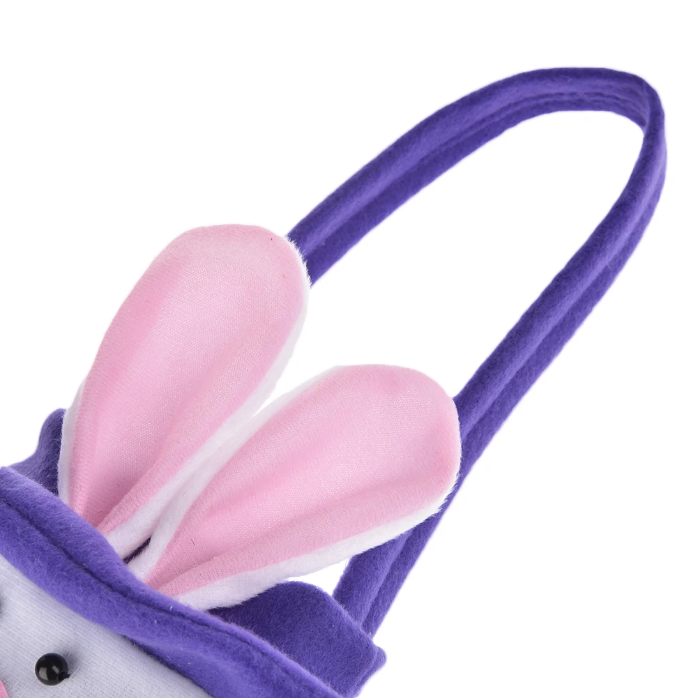 1 шт Пасхальный кролик ухо сумки кролика конфеты снэк-мешок пасхальные корзины Дети подарки сумка фестиваль DIY Craft Свадебные Поставки Декор