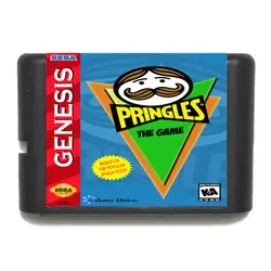 Pringles 16 бит MD карточная игра для 16 бит Sega megadrive Genesis игровой консоли