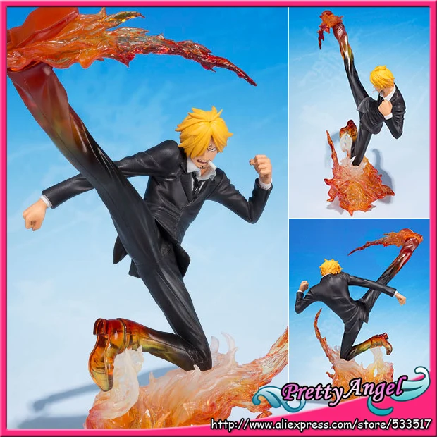 

Japan Anime Original Bandai Tamashii Nations Figuarts ZERO ONE PIECE Collection Figure - Sanji -Diable Jambe Premier Hache-