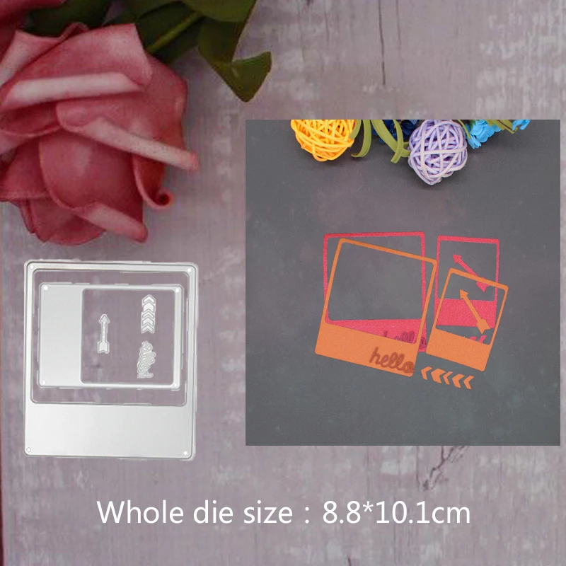 

Photo Frames Metal Cutting Dies Stencils for DIY Scrapbooking photo album Decorative Embossing DIY stamps Paper Cards new 2019