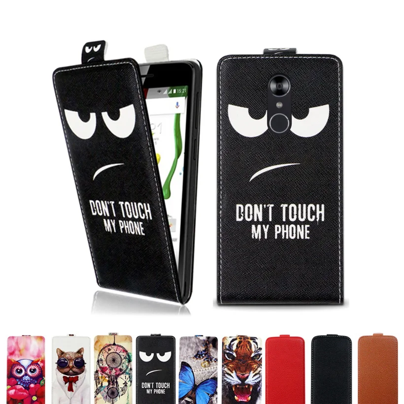 

Flip vertical cover bag up and down PU Leather Case for Fly Cirrus 13 FS518 case cover