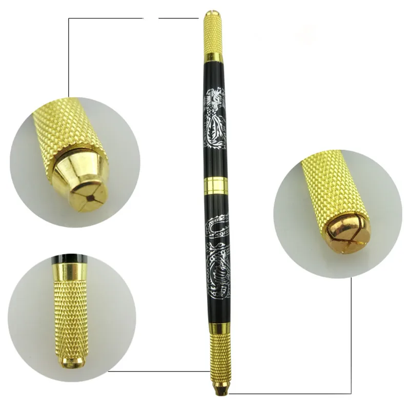 Aluminum Professional Manual Permanent Makeup Tattoo Eyebrow Lip font b Pen b font font b 3D