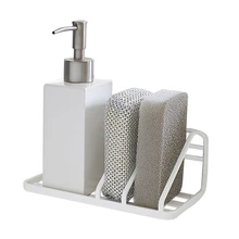 Железная многофункциональная настенная навесная Раковина Губка сливная стойка для кухонных приборов пластиковая корзина для раковины кран стеллаж для хранения LL7171642