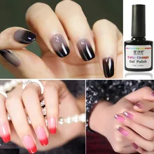 2016 Fashion Newest Nail Polish Temperature Change Nail 18 Choose Color UV Gel Polish Gradient Nail Gel for Nail gel polish10ml