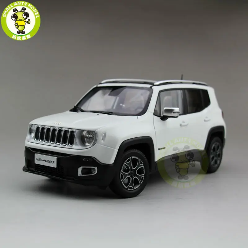 1/18 Jeep Renegade Cherokee литой металлический Автомобиль Suv Модель Коллекция подарок белый цвет