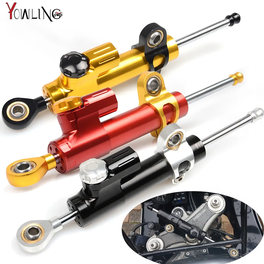 Motorcycle Damper Stabilizer Damper Steering Reversed Safety Control For Yamaha YZF R6 R3 R1 R25 MT09 TMAX530 z800 z1000
