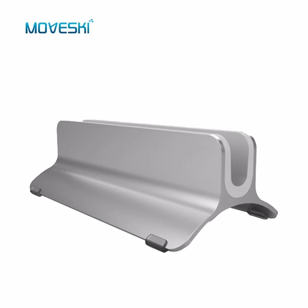 

Moveski Z28 Adjustable Aluminium Desktop Vertical Laptop Stand with rubber antiskid Holder for MacBook Air MacBook Pro Notebooks