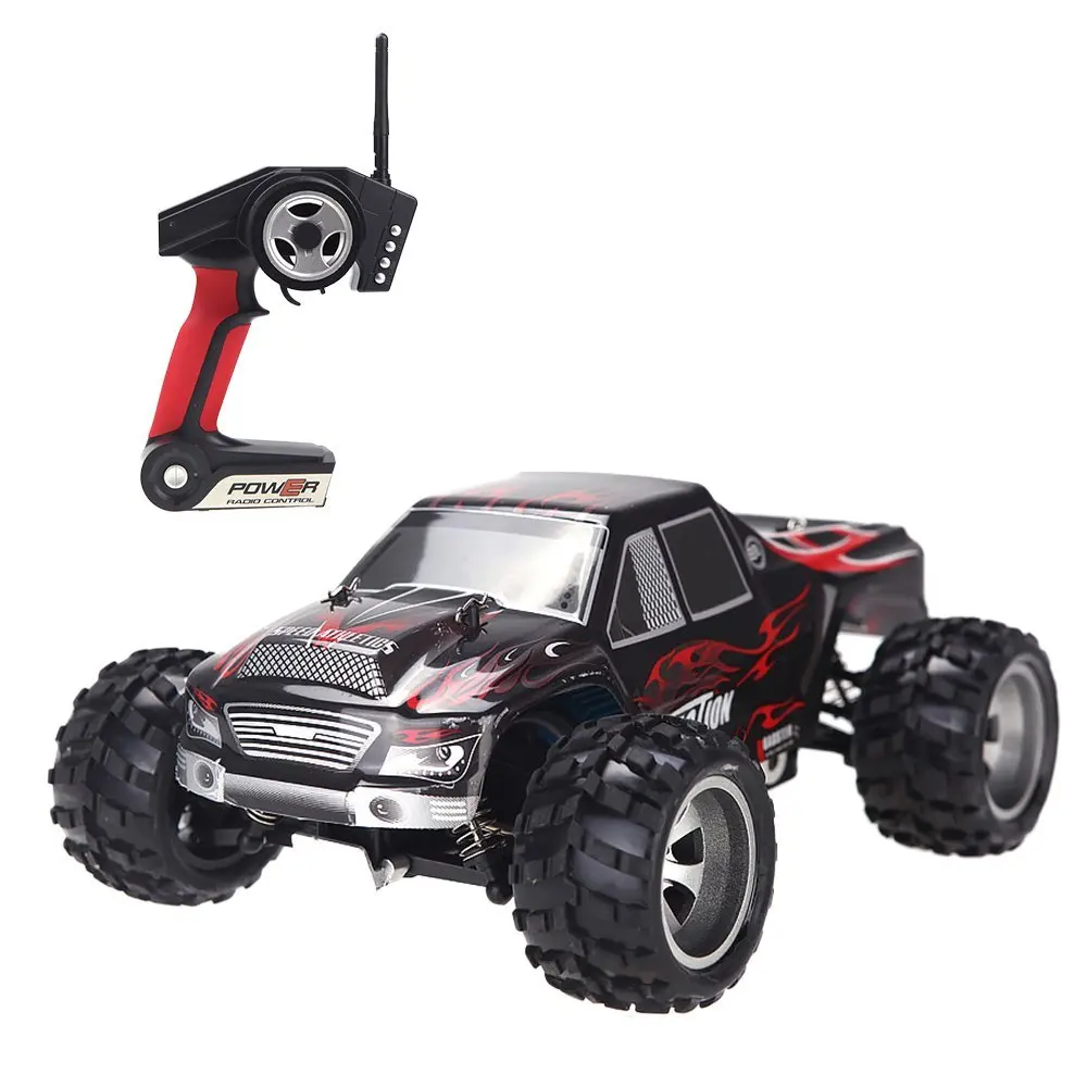 Wltoys A979 Vortex 2.4G 1:18 Scale 4WD Electric Monster Truck Mini Savge Mini RC Car Toy Gift RTR wltoys a212 1 24 electric 4wd monster truck