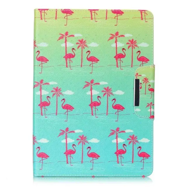 

Red Swan pattern Leather Flip Case for Apple iPad air 1 2 iPad mini 2 3 iPad2 3 4 pro 9.7" cover Case With Card Holder
