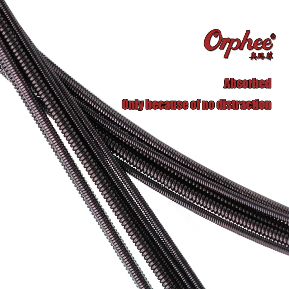 Новинка классические черные струны Orphee для классической гитары с нейлоновым и