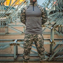 Походная куртка камуфляжная лягушка одежда кожаная куртка брюки уличная тактика расширения военный Камуфляжный костюм
