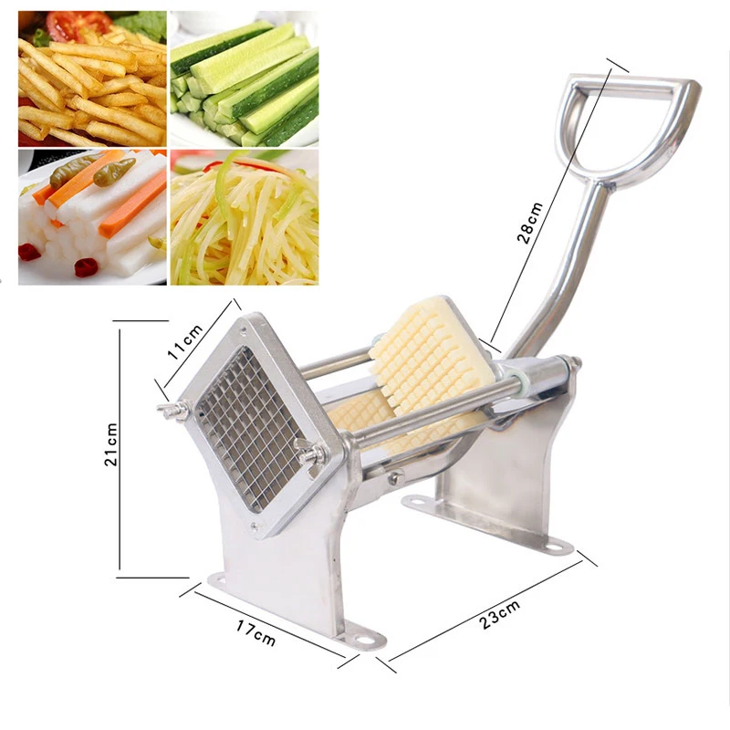 

LISM Manual Fries Machine Potato Extruder Shredder Commercial Vertical Household Stainless Steel French Fries