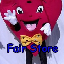 Стиль, красный костюм талисмана в виде сердца Святого Валентина, костюм для взрослых, костюм для маскарадных вечеринок, EMS, SW217