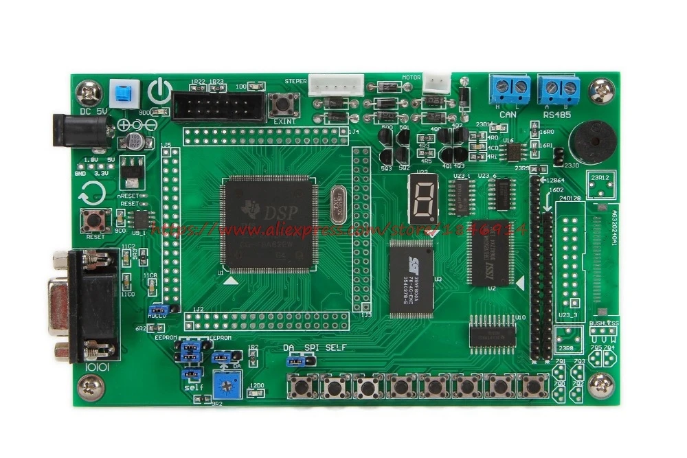 

Free shipping DSP development board DSP2812 development board TMS320F2812PGFA