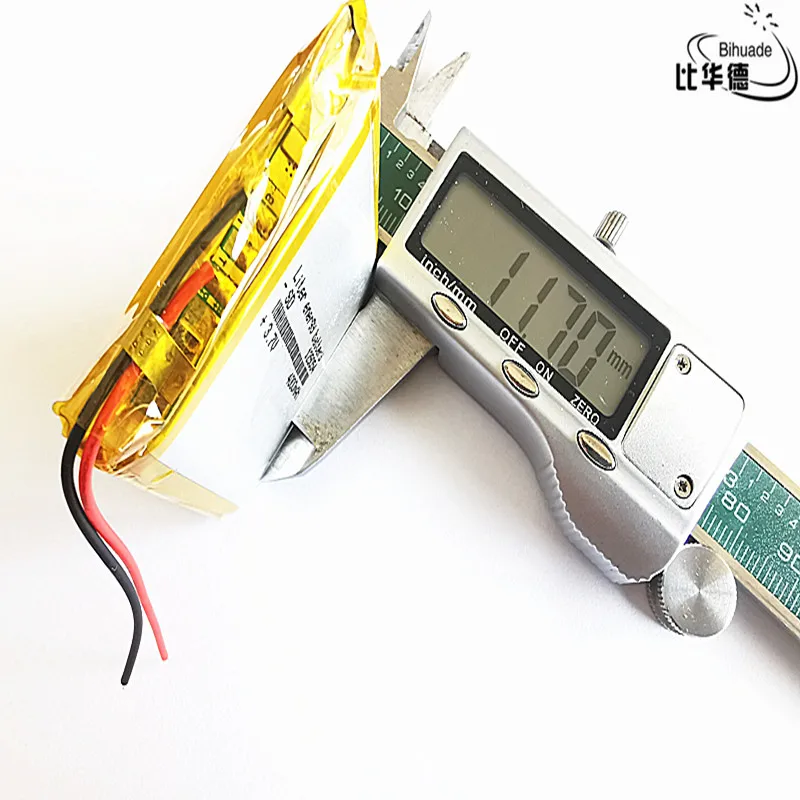 3.7V 4000mAh 125054 lithium polymer battery MP3 MP4 navigation instruments small toys and other products Universal Battery