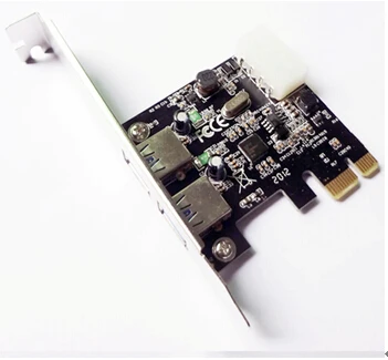 

PCI-Express PCI-E to USB 3.0 2Port PC Expansion Adapter Card For Vista for Win 7 YKS