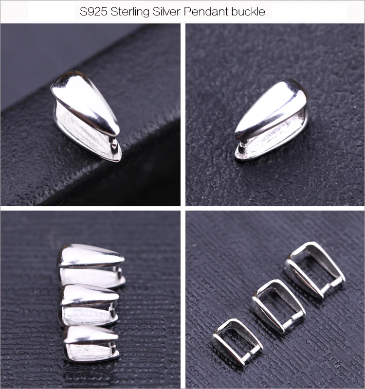 20pcs DIY Bale Pinch Clasp Gold Silver Findings Bail Connector Pendants