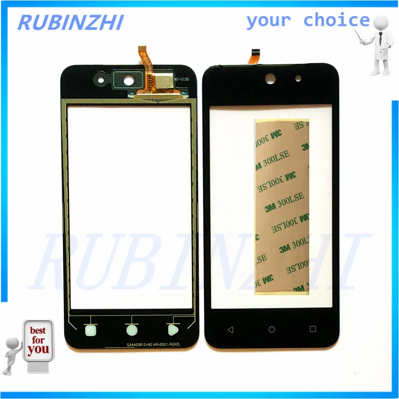 

RUBINZHI Mobile Phone Touch Replacement Panel For DEXP Ixion M340 Touch Screen Sensor Front Glass Repair Parts with Tape