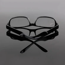 Мужские и женские очки для дальнозоркости, светильник с прозрачными линзами, целая пластиковая оправа, очки из смолы, очки для чтения, черные, от 1,0 до 4,0, R100