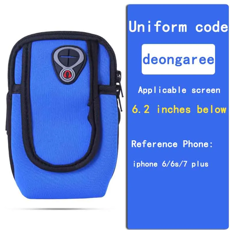  Sport Armband Case Zippered Fitness Running Waterproof Arm Bag Pouch Jogging Workout Cover For Mobile Phone Bag 