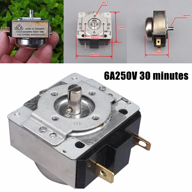 

30 Minutes Delay Timer Electric Pressure Cooker Timer Mechanical Rice Cooker Time Switch for Electronic Microwave Oven Cooker