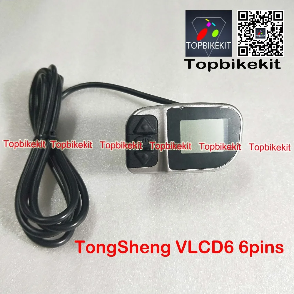 Tongsheng Маленький дисплей VLCD6 6 контактный разъем для TSDZ2 Средний привод двигателя 250