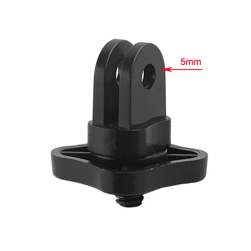 Kaliou 5mm Universal Mini Tripod Mount Adapter With 1/4'' Screw for Gopro 6 5 4 3 2 1 SJ4000 SJ5000 H9 Mount Accessories Kits