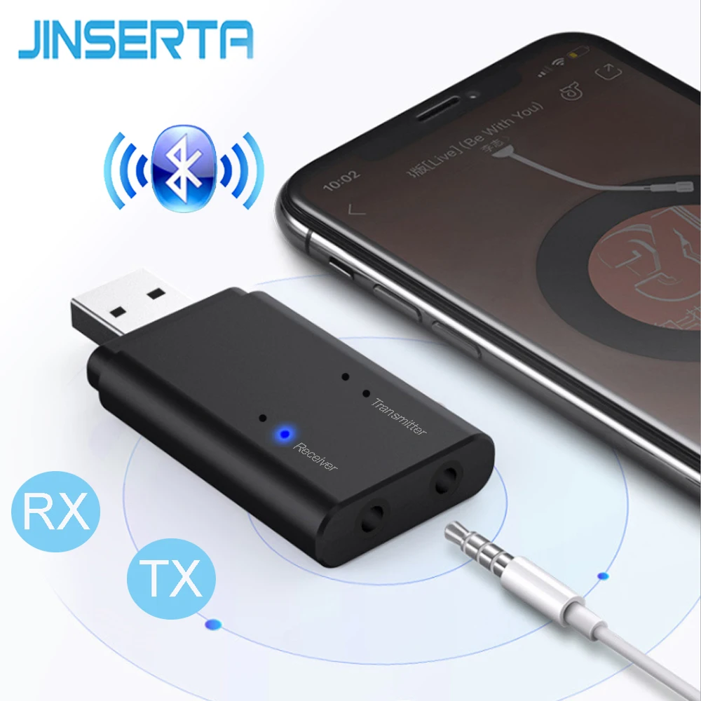JINSERTA Универсальный 3,5 мм разъем Bluetooth автомобильный комплект Hands free Музыка Аудио приемник адаптер авто AUX комплект для динамика наушников