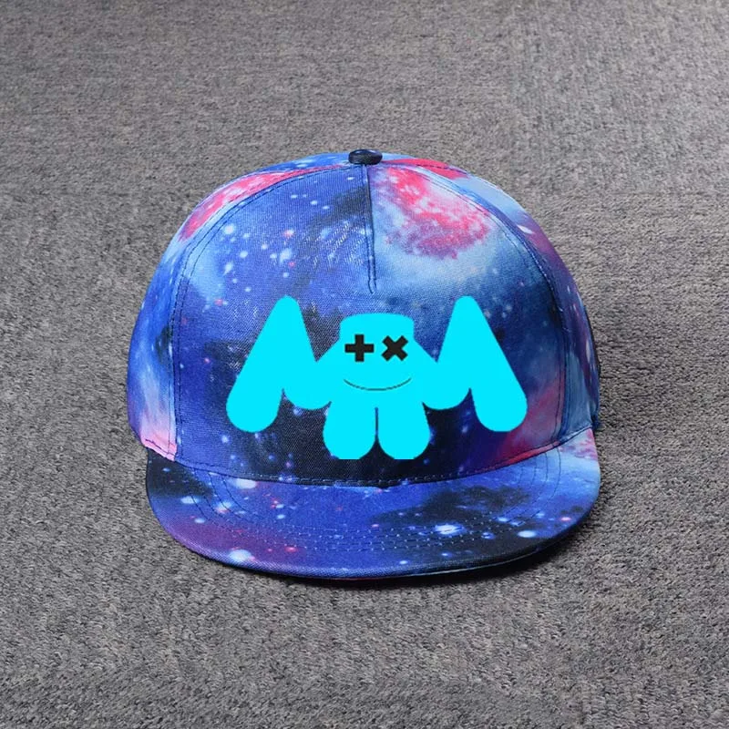

ZSQH DJ Marshmellow Hat Baseball cap net cap Hip hop Marshmallow Smiley face New Style Summer Hat For Kids Women&Men Couple