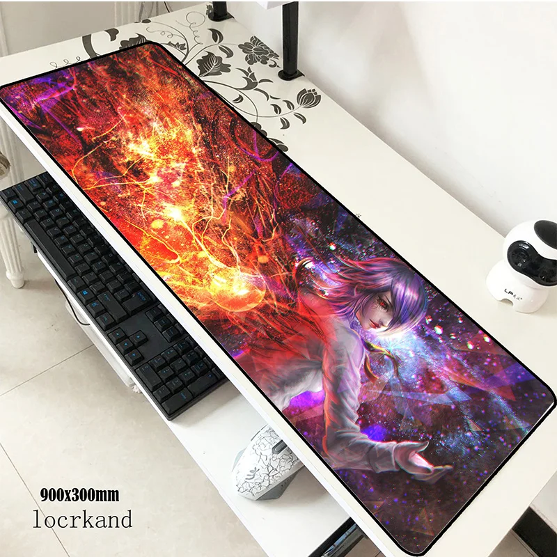 Ziasmul Tokyo Ghoul mouse pad 90x30mm pad to mouse notbook computer mousepad cool gaming padmouse gamer keyboard mats