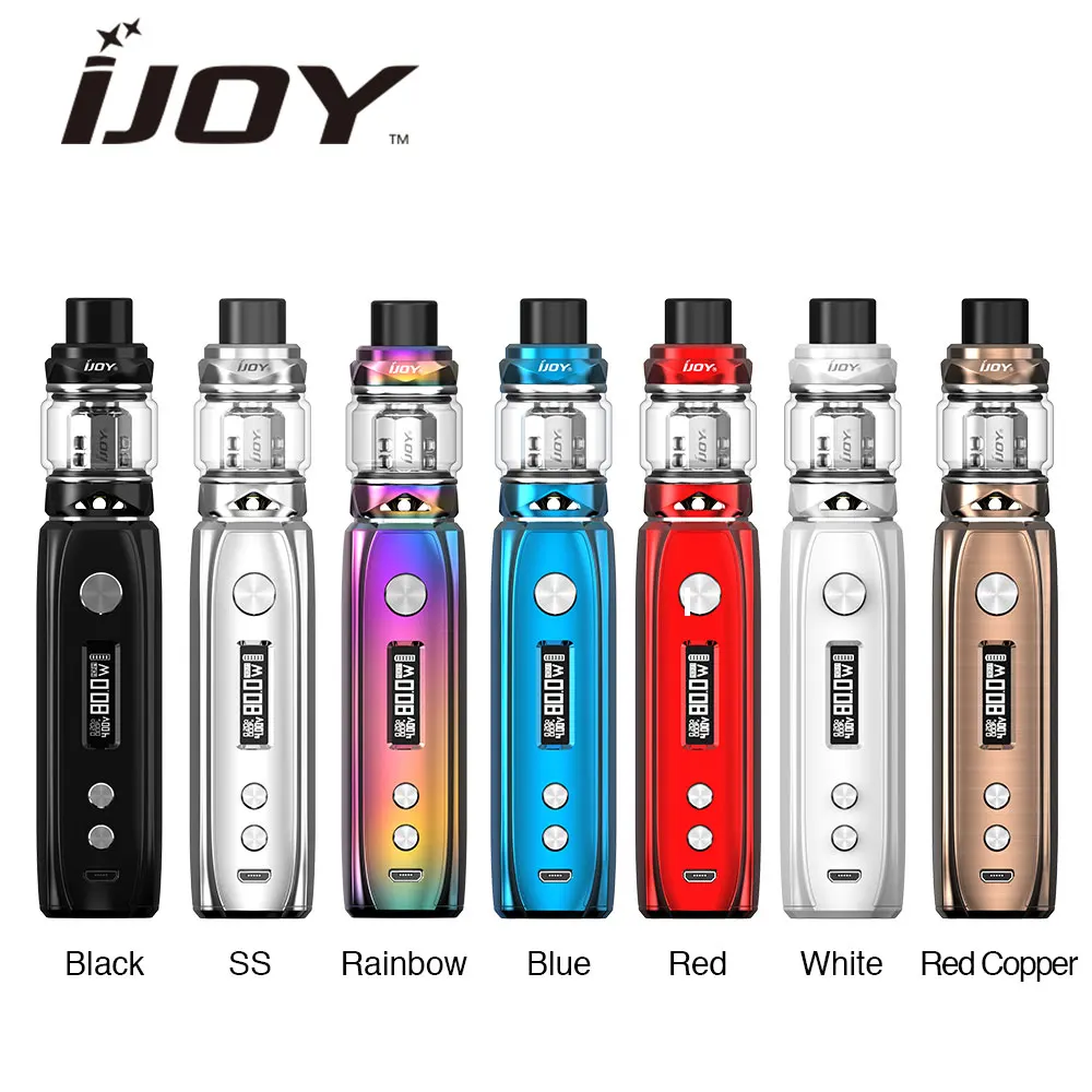 

Original IJOY Katana TC Kit 3000mAh Built-in Battery Box MOD & 5.5ml SUBOHM Tank Atomizer Vs Ijoy Wand Kit Electric Cigarette