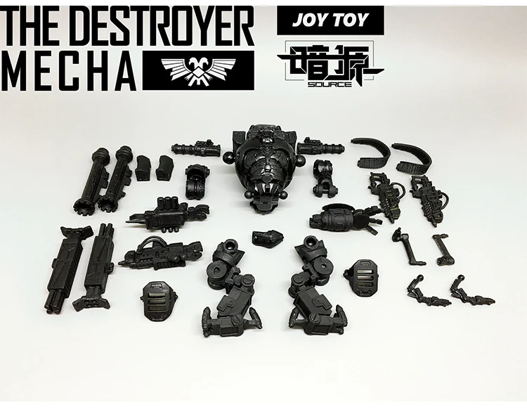 JOY TOY 1/27, военный разрушитель, меха, модель блока, игрушки, коллекция, фигурка для украшения автомобиля, вентиляторы, сделай сам