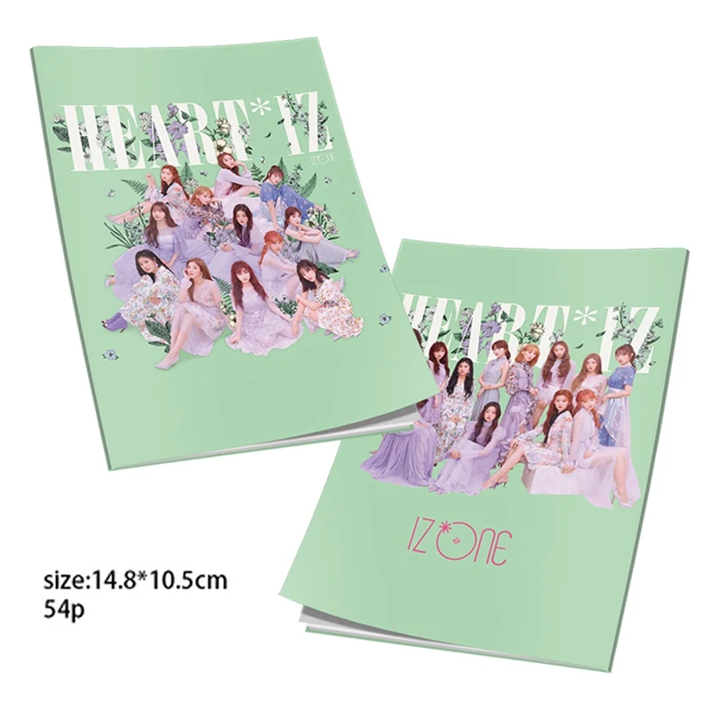 54 страницы KPOP IZONE девушки команда Мини альбом книга с картинками Ын Би Юри Джо сердце* из HD фото плакат картина для фанатов