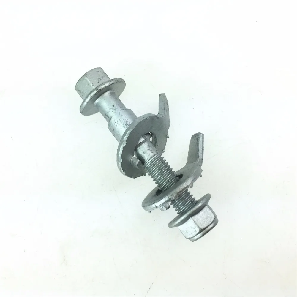 

STARPAD Auto parts Four wheel alignment tire eccentric screw adjustment camber bolt Silver 12.9 bolts -13mm 2pcs