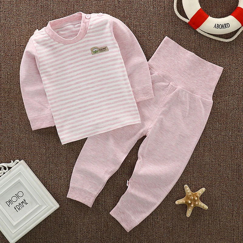 Roupas da Menina da Criança Roupa do Bebê Conjuntos de Inverno de Roupas de Desenhos os Recém-nascidos do Bebê Pijamas Grupo Criança Meninos Animados Dormirwear Cabolsa Calça 5 High Quality Mamãe e Bebê