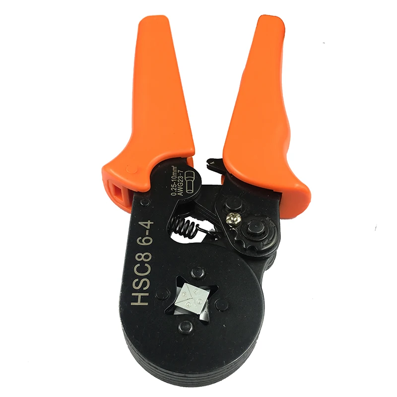 Мини-саморегулируемые обжимные плоскогубцы для терминалов обжимной инструмент ручные инструменты 0,25-10 мм AWG23-7 щипцы для кабеля