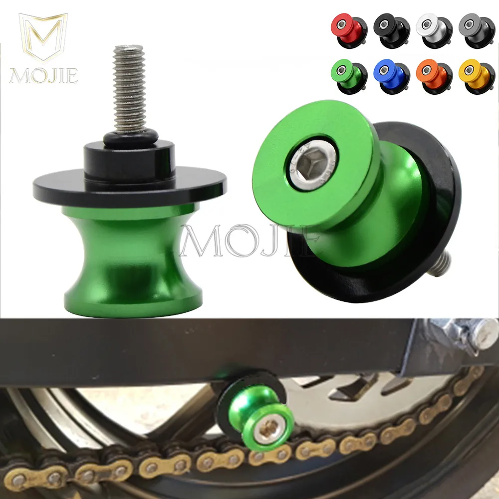 

For Kawasaki Ninja ZX6R ZX-6R ZX 6R ZX600 ZX 600 1998-2011 Swingarm Stand Motorcycle Stand Paddock 10MM Swingarm Sliders Spools