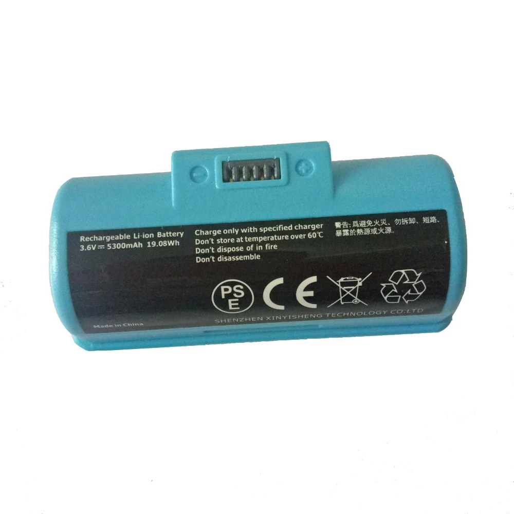 

High Capacity 3.6V 5300mAh New replacement Irobot Braava jet240 vacuum cleaner lithium battery 3.6V 5300mAh Li-ion Battery