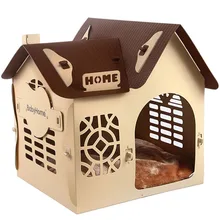 PP material Dog bed Removable dog house kennel pet house small dog beds cat bed lovely Pet products free shipping