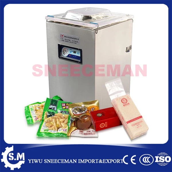 ZF 408 stainless steel vacuum sealing machine dry wet commercial food vacuum package packing sealer sealing