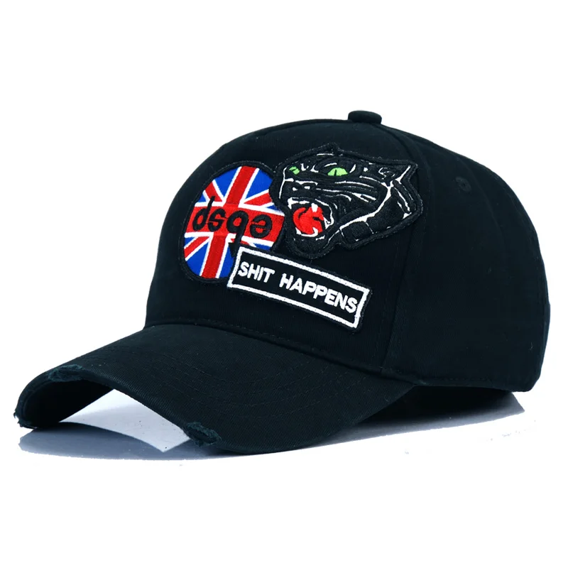 

DSQICOND2 Applique Cotton Basebaell Caps DSQ Letters De Baseball Black Cap Men Women Bone Masculino Bonnet Homme Boina Dad Hats