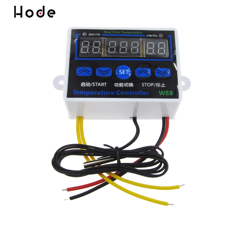 

W88 12V/24V/220V Digital Control Temperature Microcomputer Thermostat Switch Thermometer New Thermoregulator