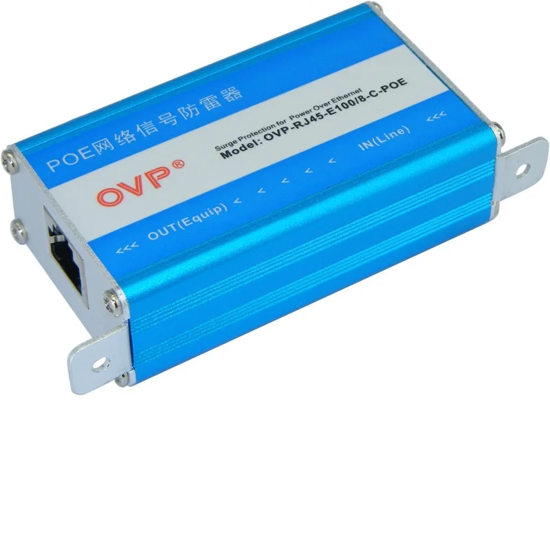 

OVP Wireless AP Lightning Protector POE Network Camera Ground Free Lightning Arrester POE Network Signal Lightning Protector