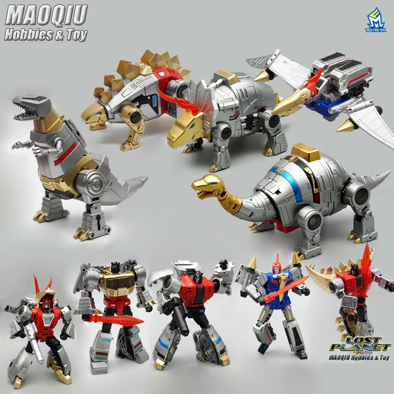 

MechFansToys MFT MF21 MF-21 MF22 MF-22 MF23 MF-23 MF24 MF-24 MF-25 MF25 Transformation Silt Sonarl Swooper Grim lock Dinobot