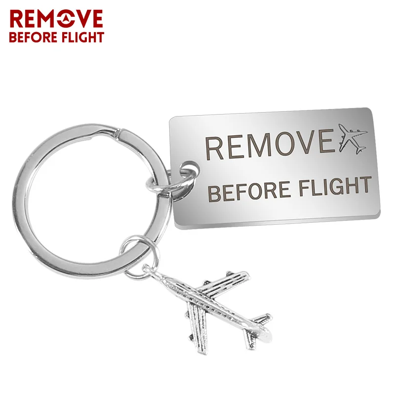 Креативный самолет брелок для ключей, удаляемый перед полетом, брелок для ключей, мужской брелок для ключей, брелок для авиационных подарков, авиационные металлические брелки