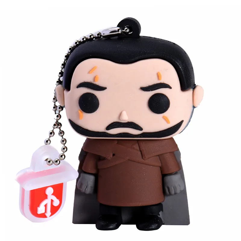 SHANDIAN горячий USB флэш-накопитель 32G "Игра престолов" Memory stick Drive 64G Флешка U диск 4 ГБ 8 ГБ 16 ГБ 32 ГБ 64 ГБ - Цвет: Jon Snow